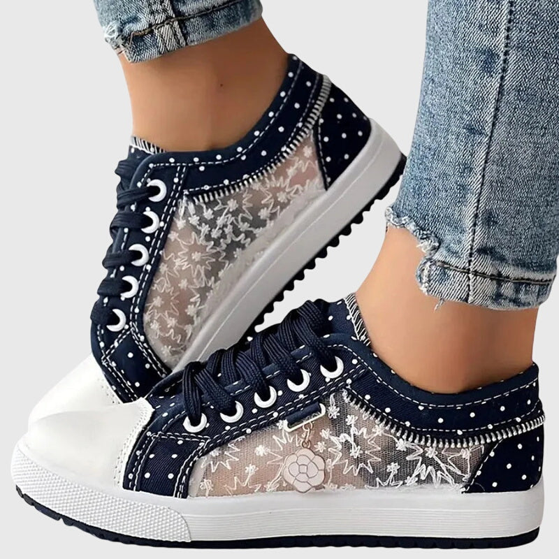 Elena | Women's Cushioned Wide-Toe-Box Ergonomic Sneakers