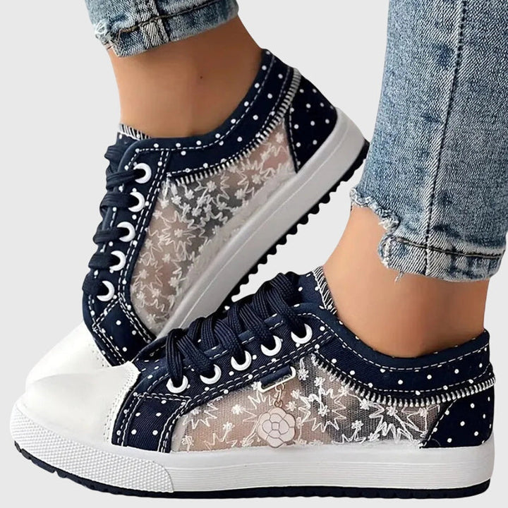 Elena | Women's Cushioned Wide-Toe-Box Ergonomic Sneakers