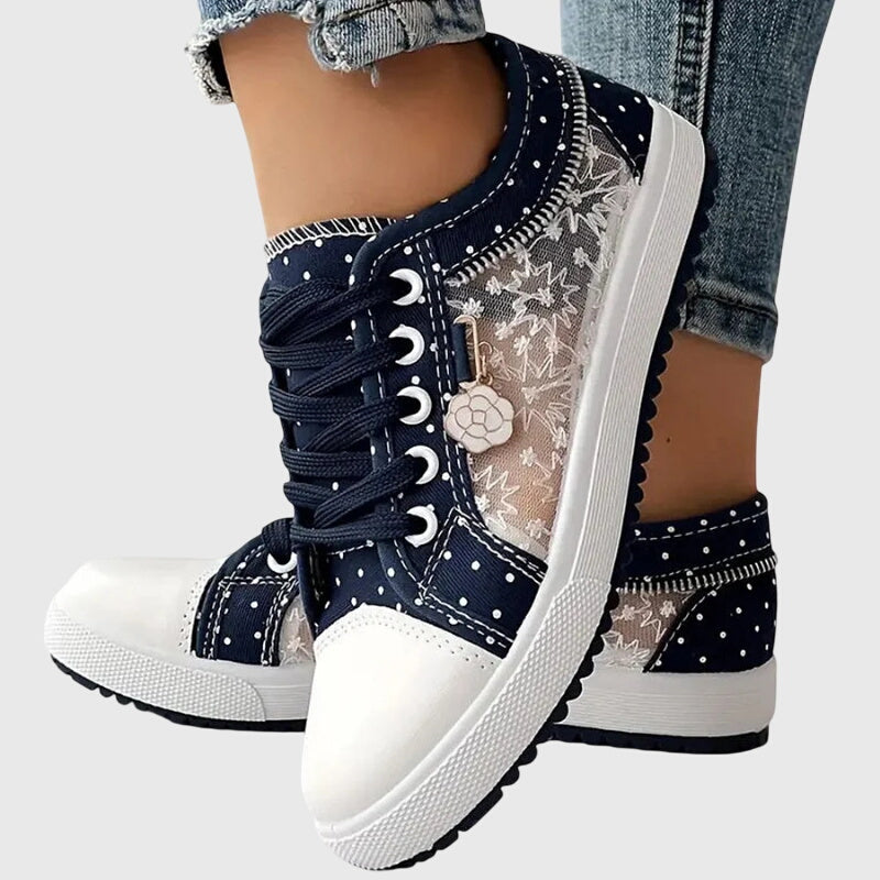 Elena | Women's Cushioned Wide-Toe-Box Ergonomic Sneakers