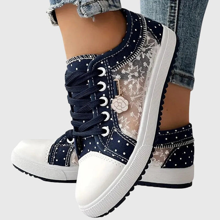 Elena | Women's Cushioned Wide-Toe-Box Ergonomic Sneakers