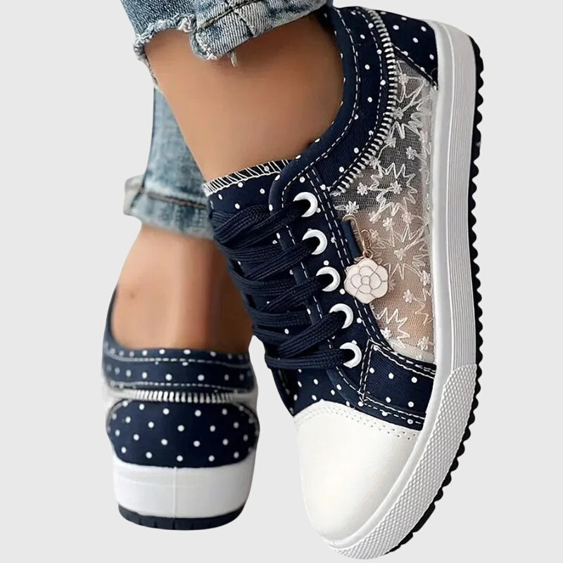 Elena | Women's Cushioned Wide-Toe-Box Ergonomic Sneakers