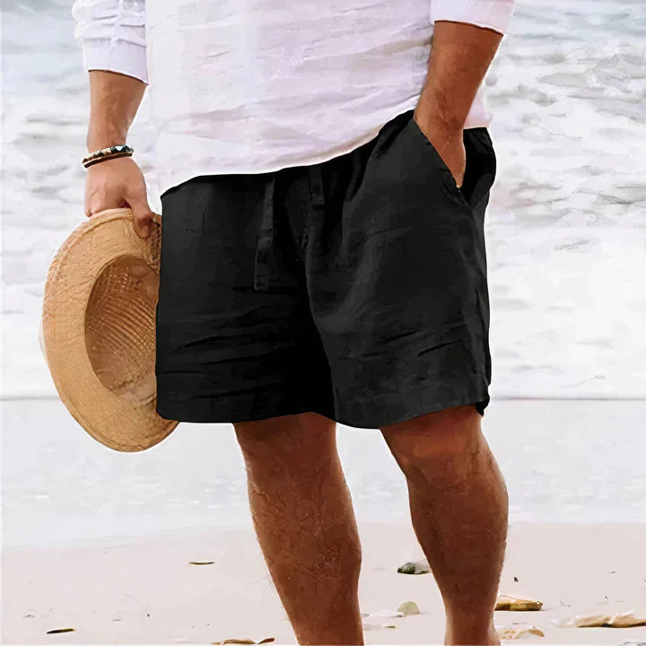 Embry | Men's Linen Drawstring Relaxed Casual Shorts