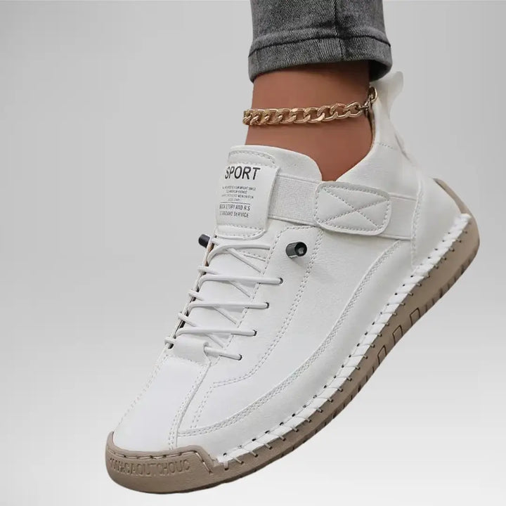 Emiline | Women's Lightweight Breathable Leather Comfort Sneakers