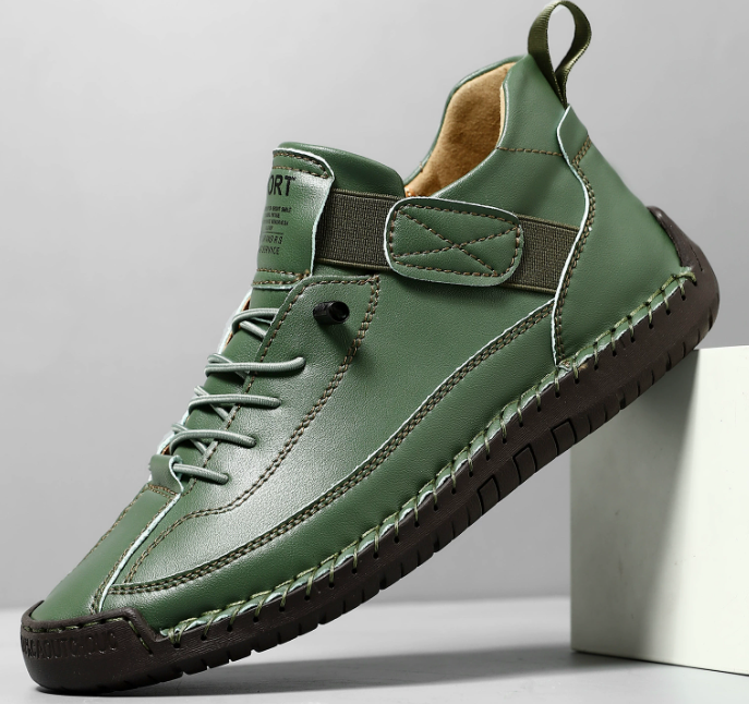Emiline | Women's Lightweight Breathable Leather Comfort Sneakers