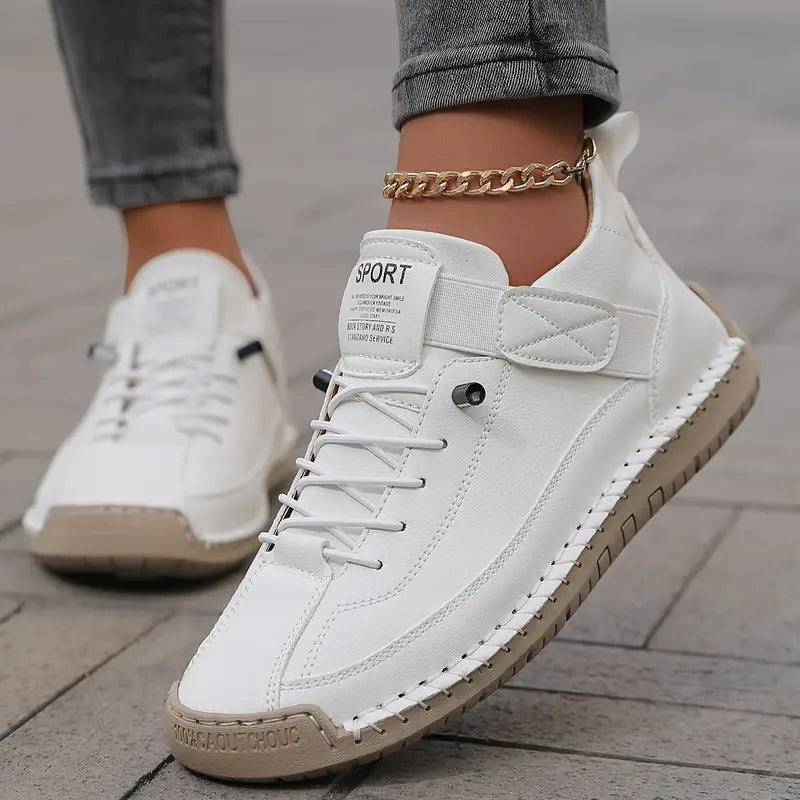 Emiline | Women's Lightweight Breathable Leather Comfort Sneakers