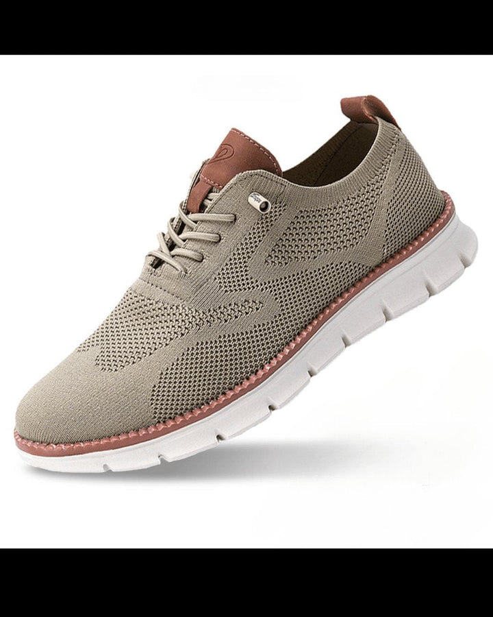 Evrard | Men's Knit Derby Sneakers
