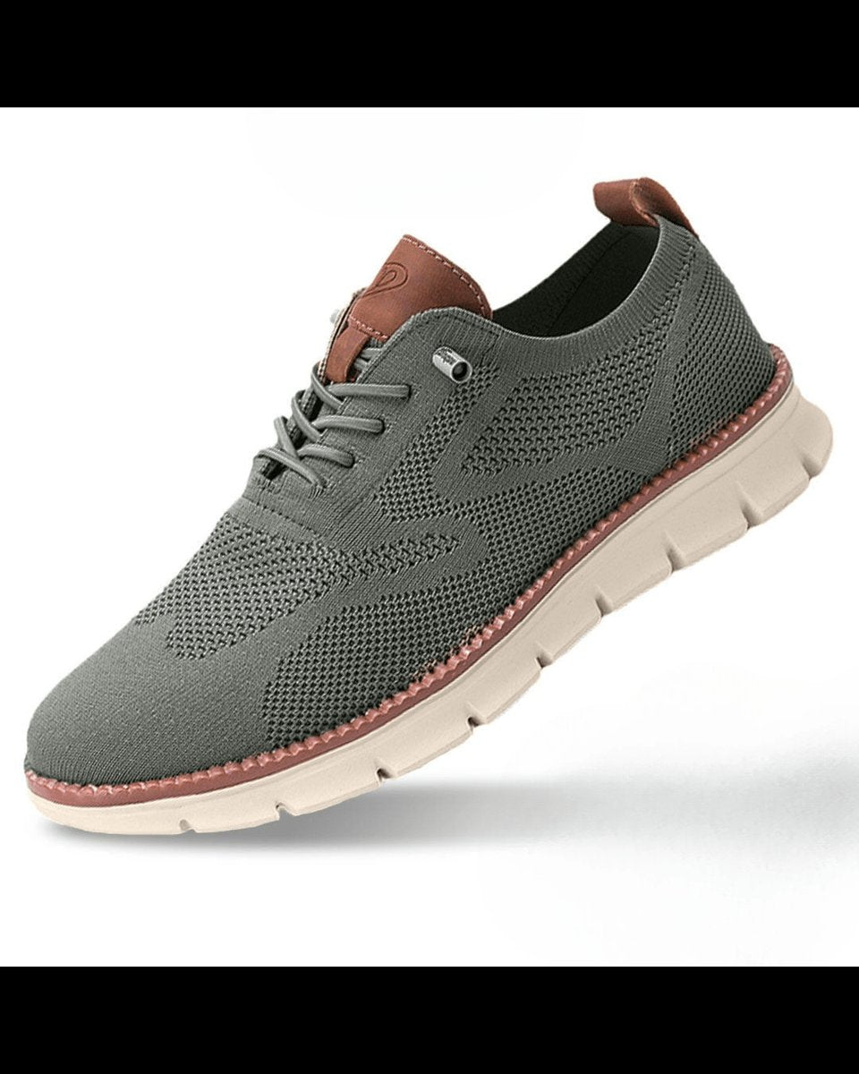 Evrard | Men's Knit Derby Sneakers