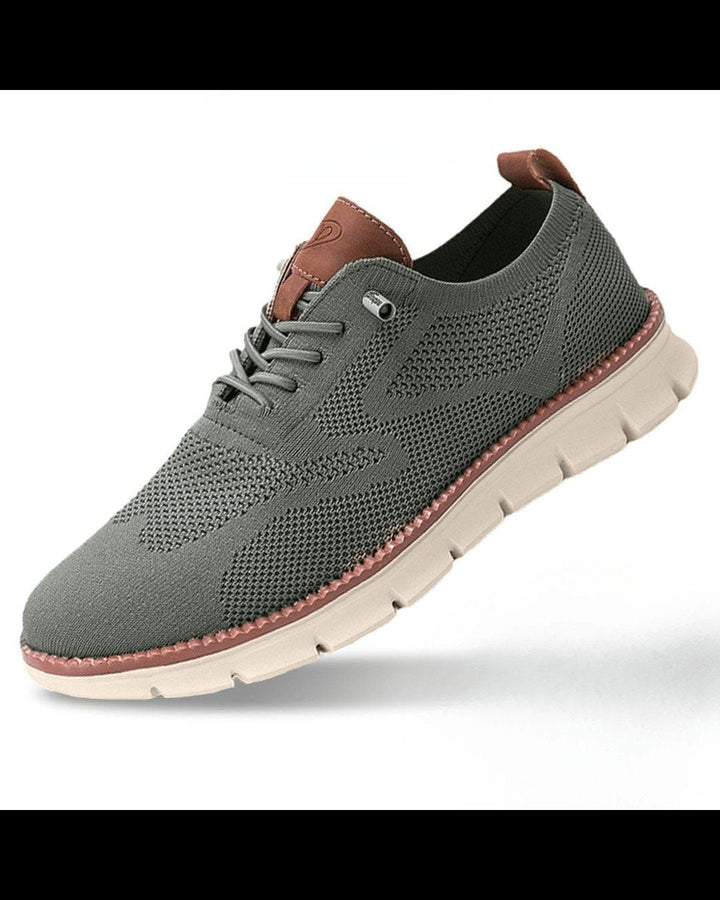 Evrard | Men's Knit Derby Sneakers