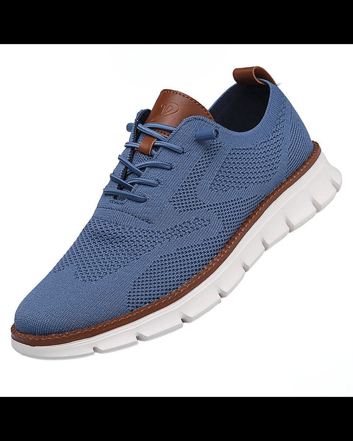 Evrard | Men's Knit Derby Sneakers