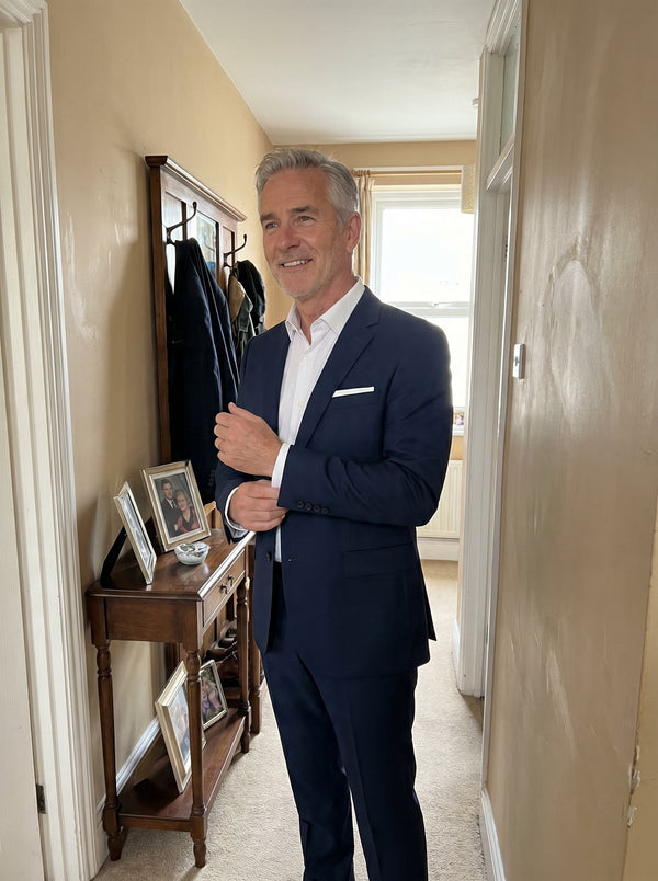 Everwyn customer Richard - navy suit