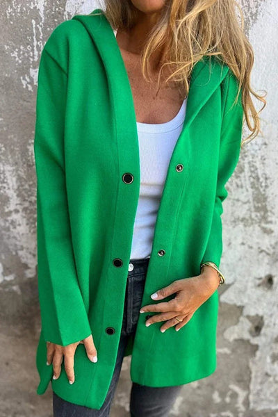 Lidia | Hooded Soft Knit Jacket