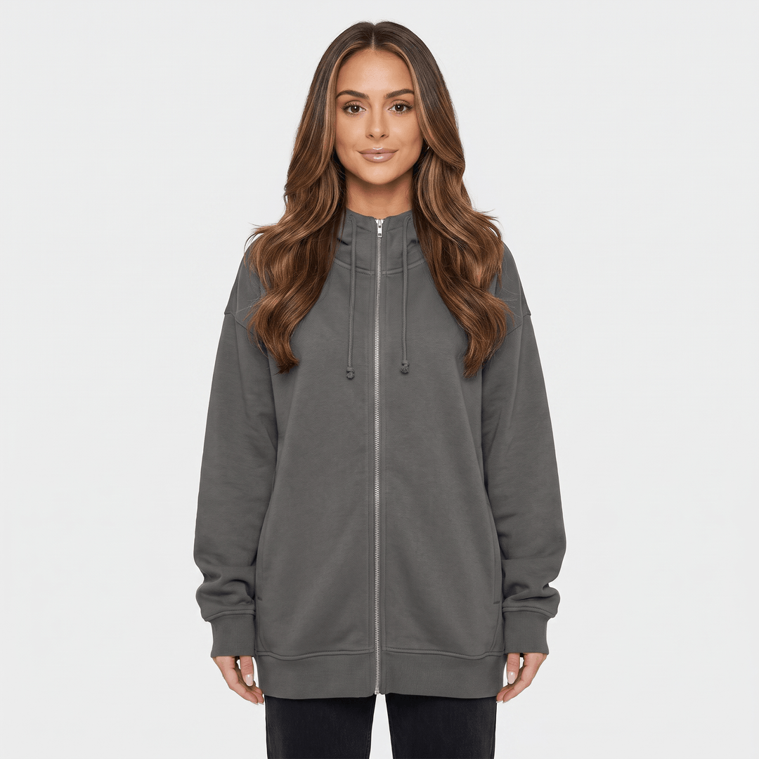 Fantine | Women's Longline Zip Hoodie
