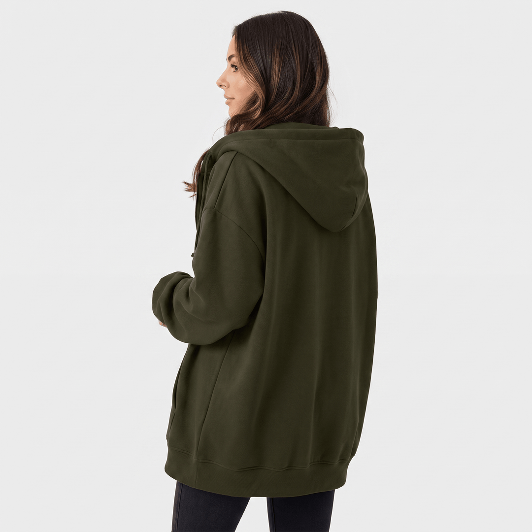 Fantine | Women's Longline Zip Hoodie