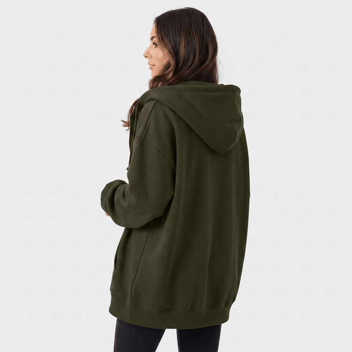 Fantine | Women's Longline Zip Hoodie