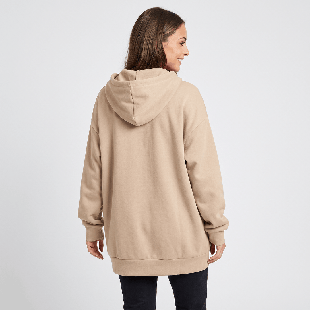 Fantine | Women's Longline Zip Hoodie