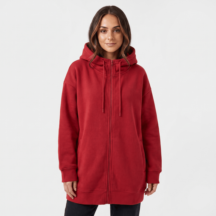 Fantine | Women's Longline Zip Hoodie