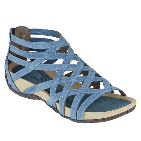 Faye | Women's Crisscross Cushioned Arch-Support Gladiator Sandals