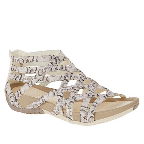 Faye | Women's Crisscross Cushioned Arch-Support Gladiator Sandals