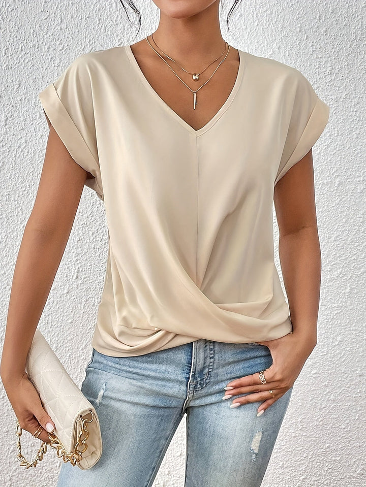 Florence | Women's Classic Breathable V-Neck Summer T-Shirt