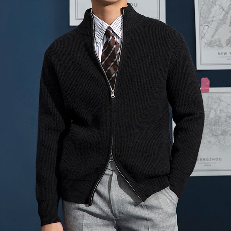 Fulbert | Men's Ribbed Open Front Cardigan