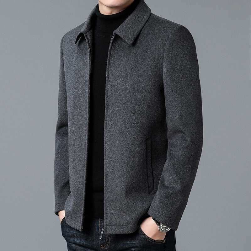 Gabin | Men's Plain Collared Zip Jacket