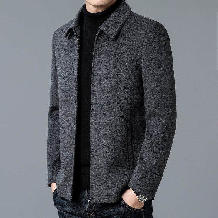 Gabin | Men's Plain Collared Zip Jacket