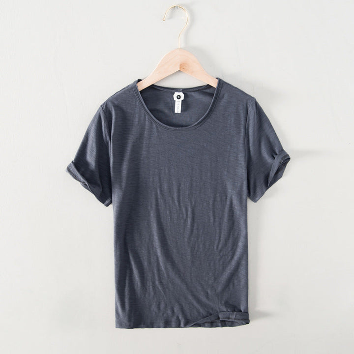 Gabriel | Men's Slim Fit Raw Edge Retro T-Shirt