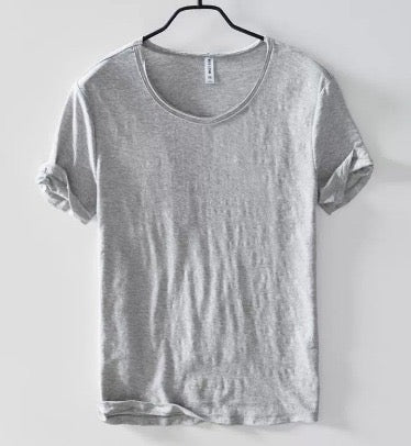 Gabriel | Men's Slim Fit Raw Edge Retro T-Shirt