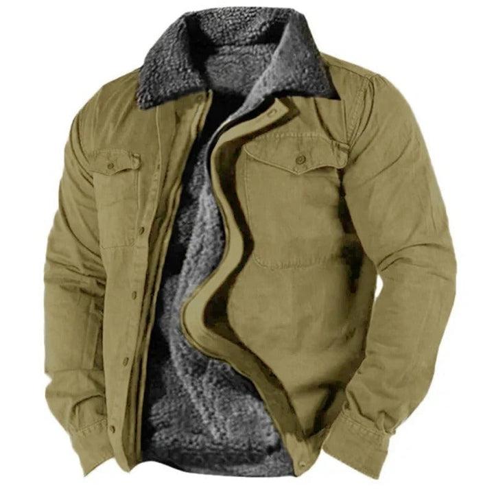 Gatien | Men's Pile Lined Western Trucker Jacket