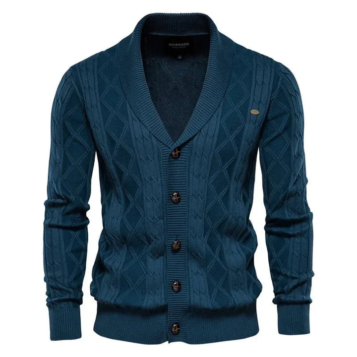 Gaultier | Men's Shawl Collar Button Cardigan
