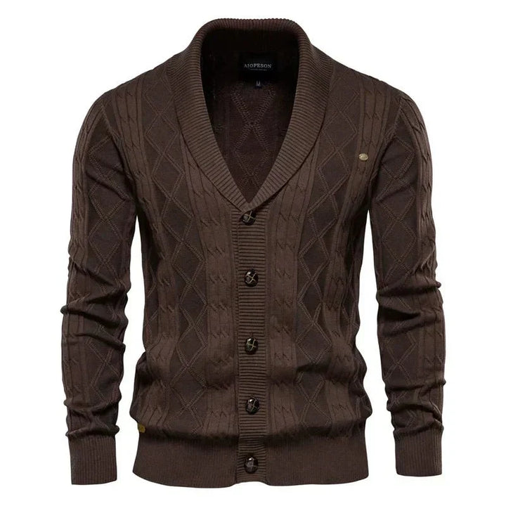 Gaultier | Men's Shawl Collar Button Cardigan
