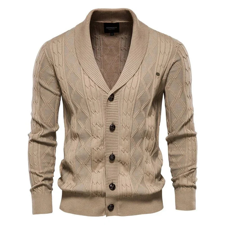 Gaultier | Men's Shawl Collar Button Cardigan