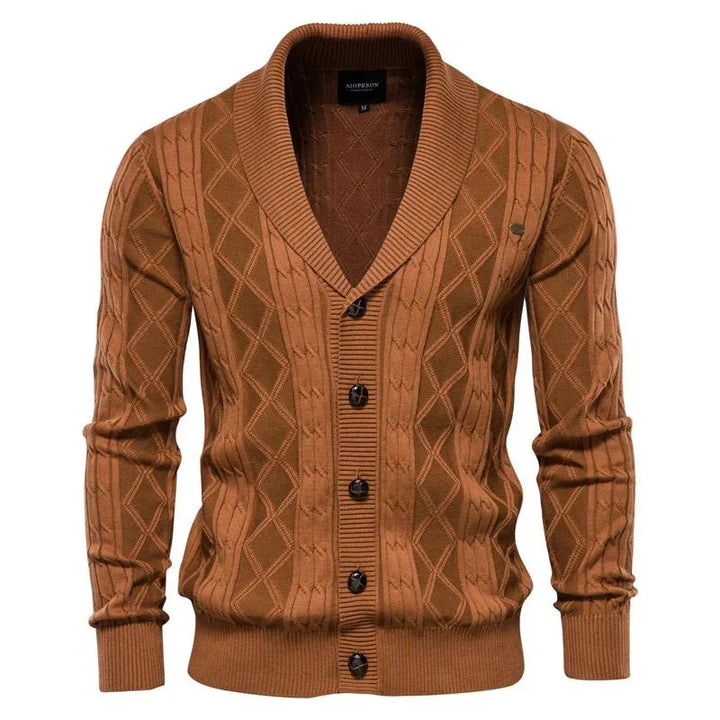 Gaultier | Men's Shawl Collar Button Cardigan
