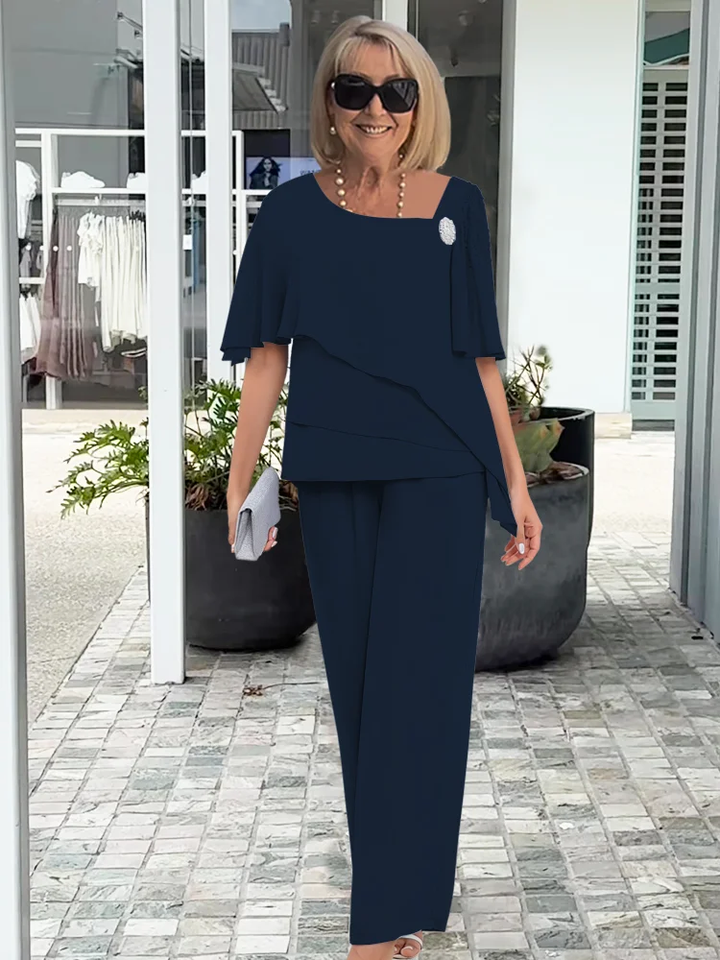 Genevieve | Women's Flowing Refined Two-Piece Set