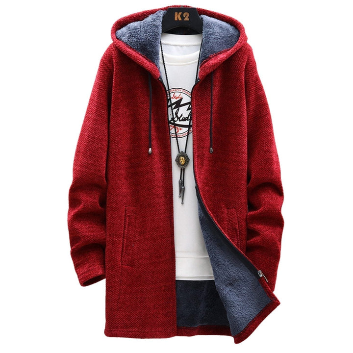 Geraud | Men's Longline Hooded Knit Jacket