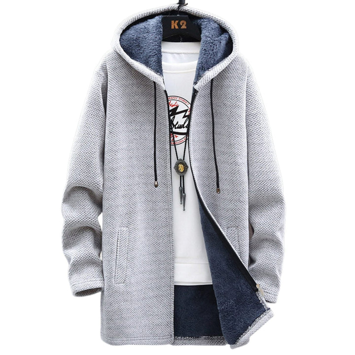Geraud | Men's Longline Hooded Knit Jacket