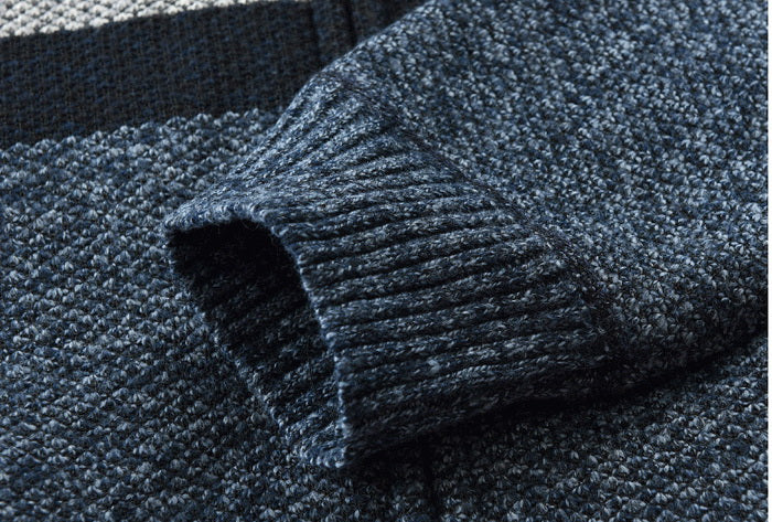 Gontran | Men's Hooded Zip Knit Cardigan