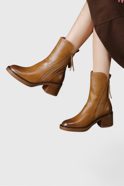 Sofia | Sleek Ankle Boots for Effortless Style
