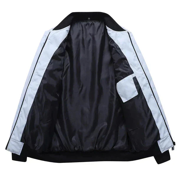 Gratien | Men's Chevron Quilted Zip Jacket