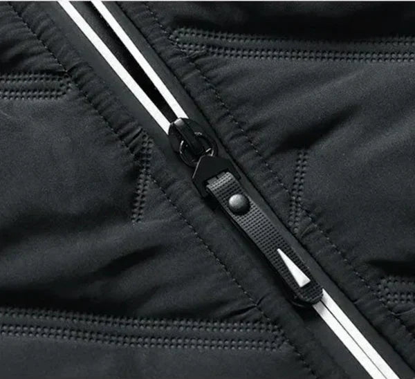 Gratien | Men's Chevron Quilted Zip Jacket