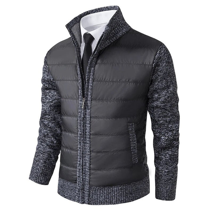 Guillaume | Men's Padded Jacket with Knitted Sleeves