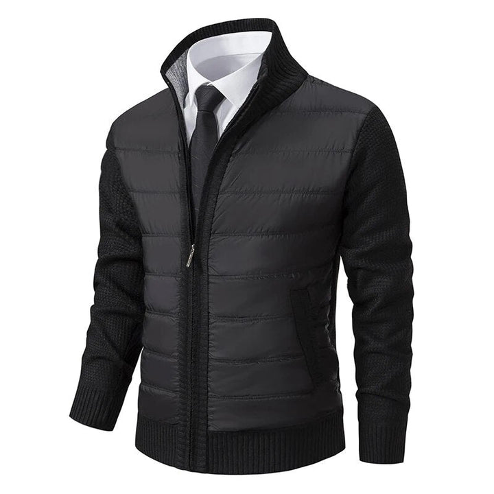 Guillaume | Men's Padded Jacket with Knitted Sleeves