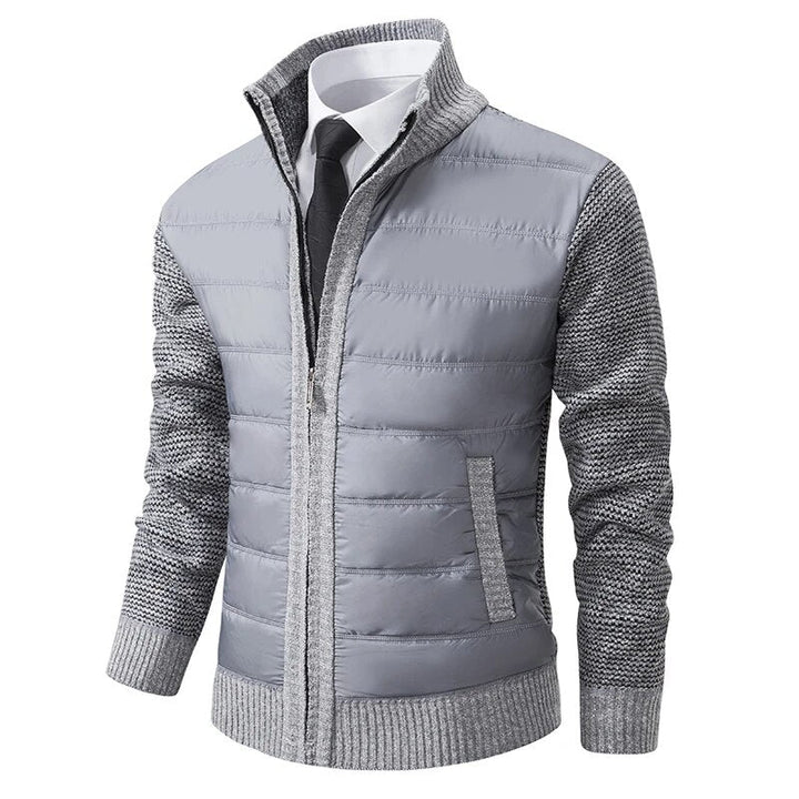 Guillaume | Men's Padded Jacket with Knitted Sleeves
