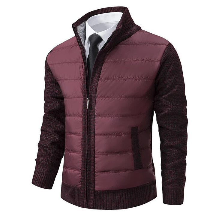 Guillaume | Men's Padded Jacket with Knitted Sleeves