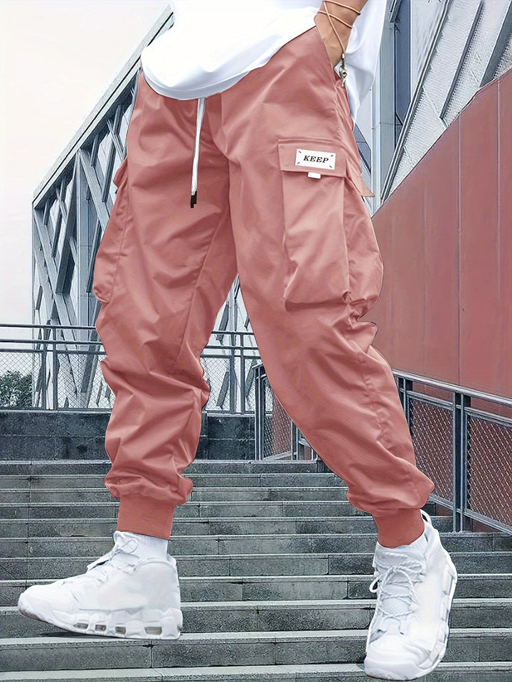Hardouin | Men's Cargo Joggers with Cuffed Hem