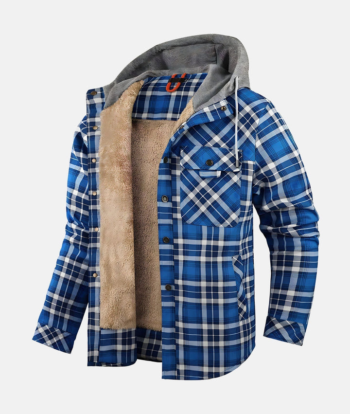 Hector | Men's Checked Pile Lined Shirt Jacket