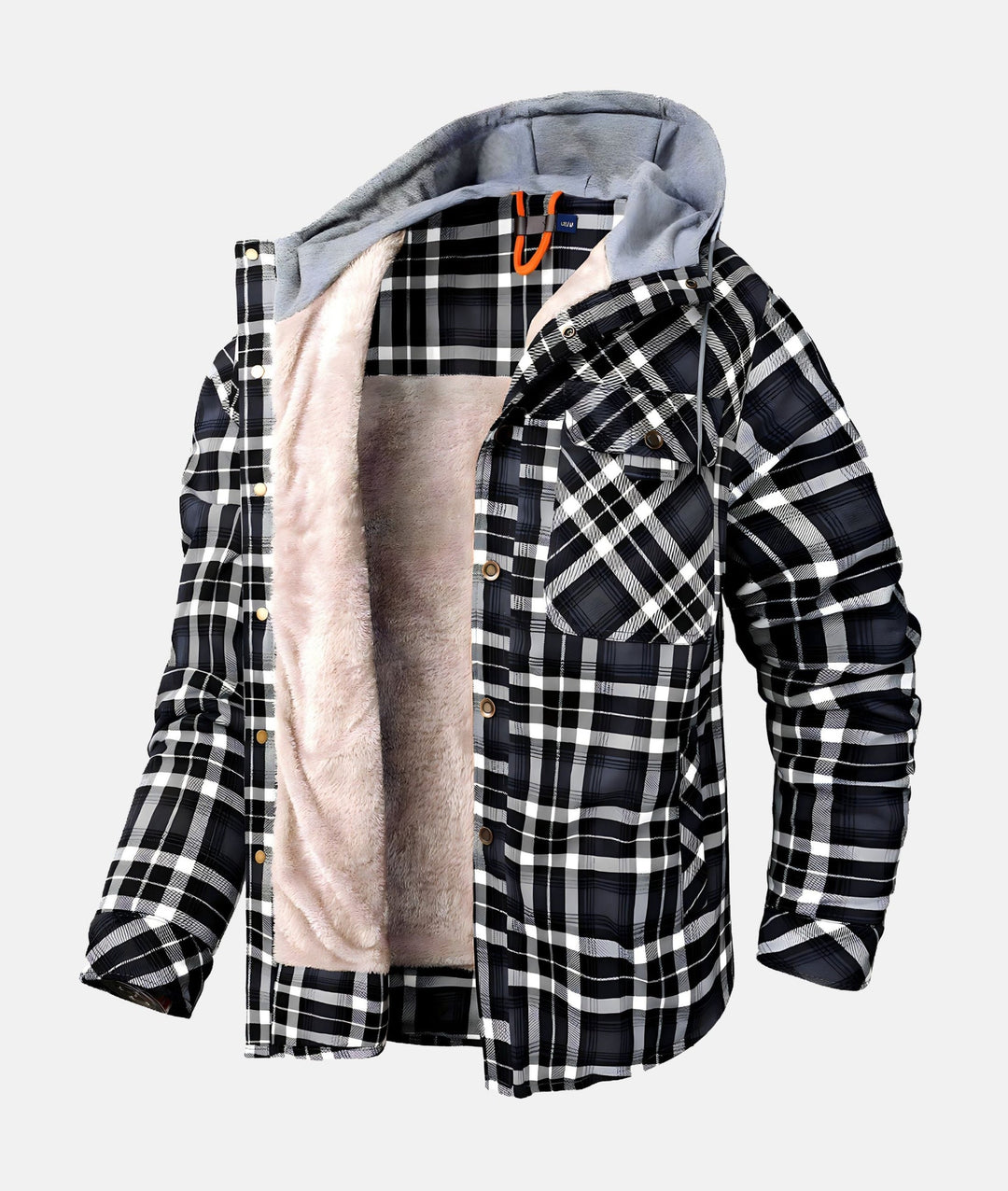 Hector | Men's Checked Pile Lined Shirt Jacket