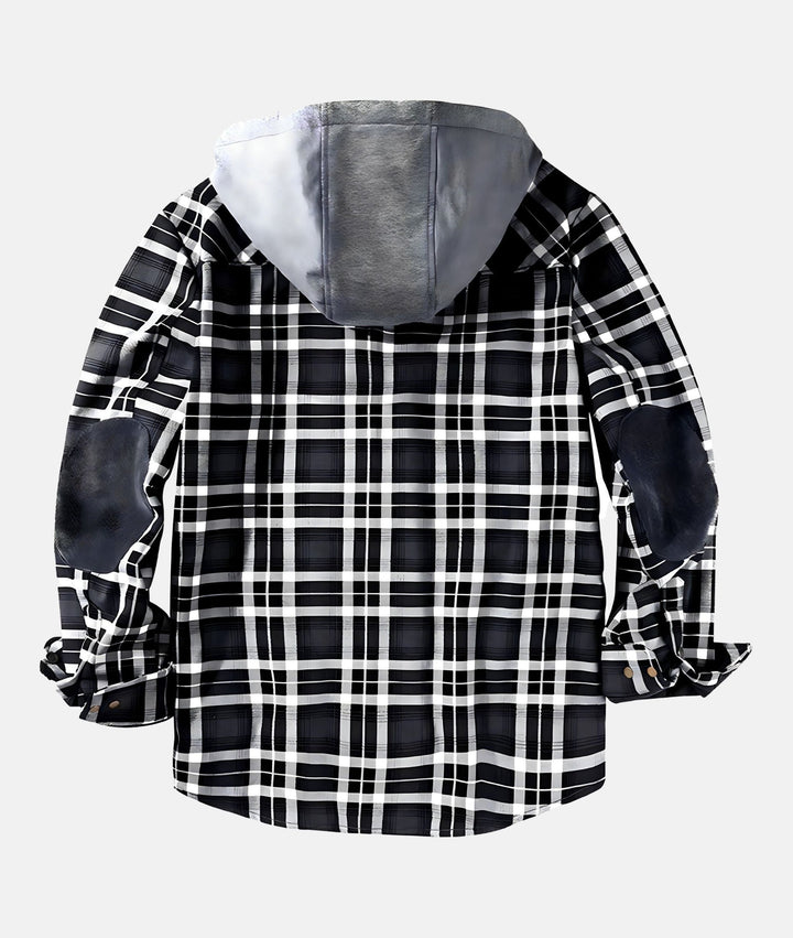 Hector | Men's Checked Pile Lined Shirt Jacket