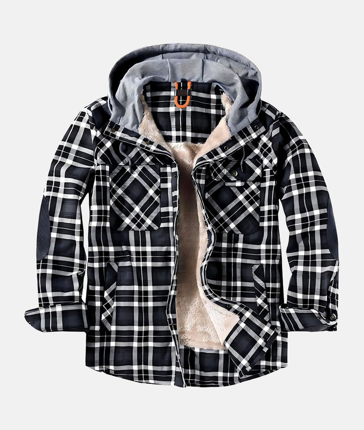 Hector | Men's Checked Pile Lined Shirt Jacket