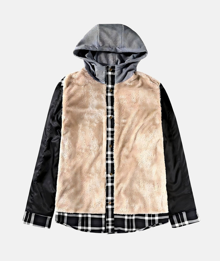 Hector | Men's Checked Pile Lined Shirt Jacket